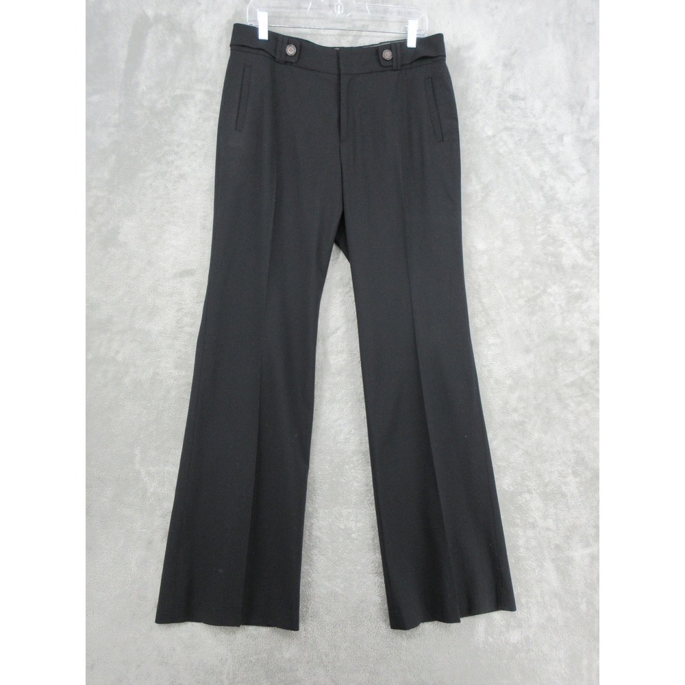 Banana Republic Pants Womens Size 10L Jackson Fit Tall Wool Stretch Trouser Zip